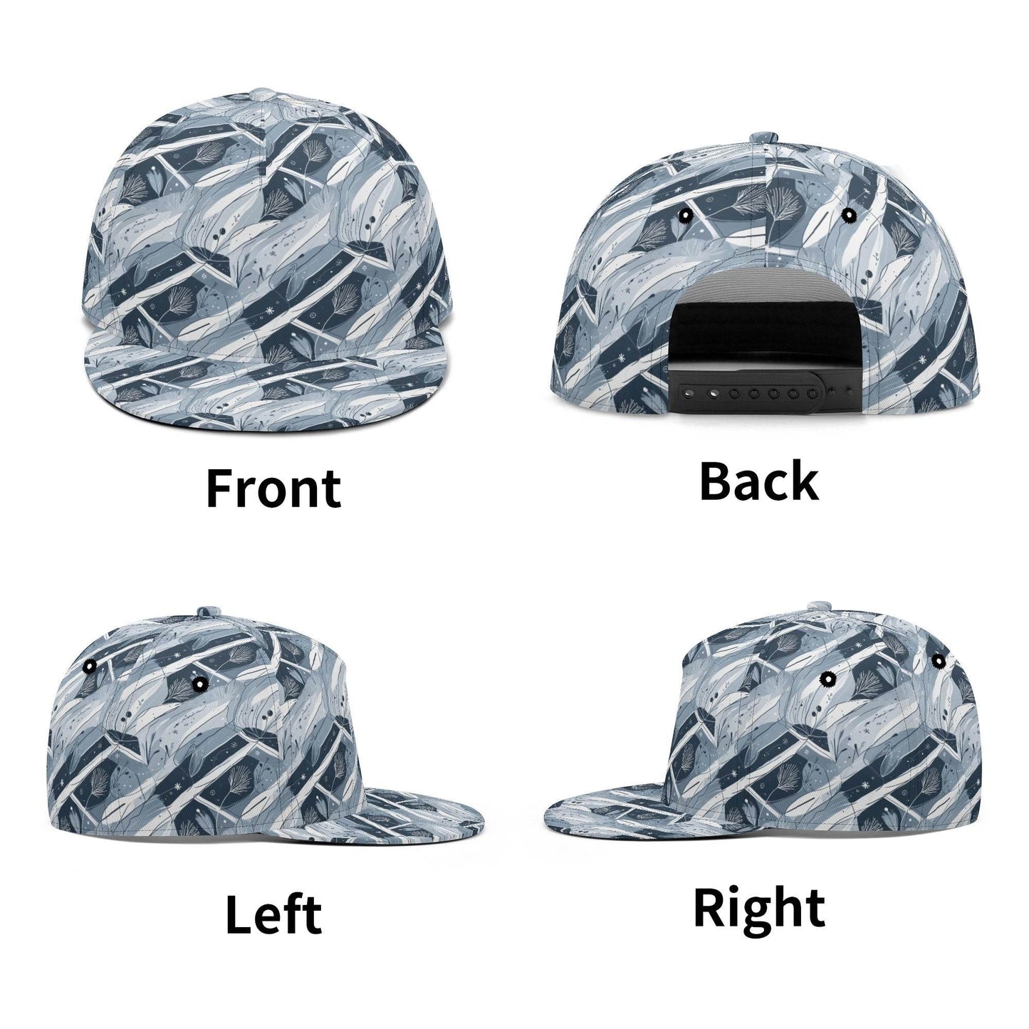 Blue Wind Unisex Classic Snapbacks - DeRose Seasonal
