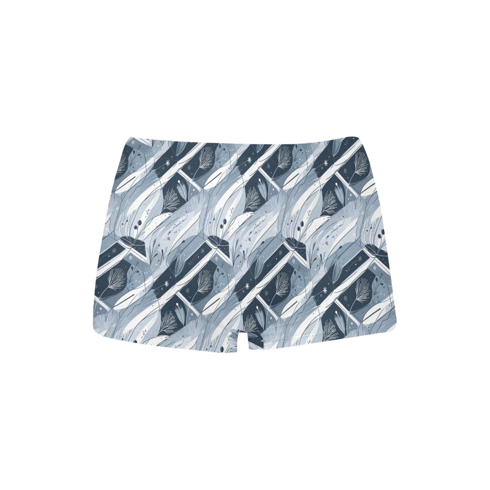 Blue Wind Women's Underwear Briefs Women's Boyshort Panties (Model L31) - DeRose Seasonal