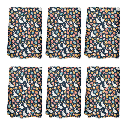 Bunny Egg Hand Towels (6 Pcs) - DeRose Seasonal