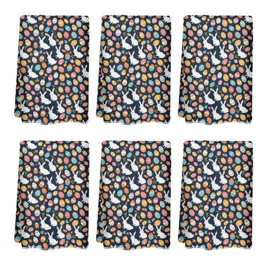 Bunny Egg Hand Towels (6 Pcs) - DeRose Seasonal