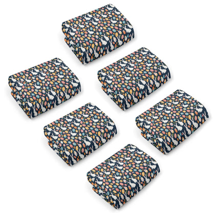 Bunny Egg Hand Towels (6 Pcs) - DeRose Seasonal