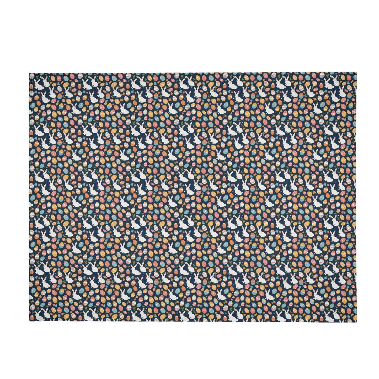 Bunny Eggs Flannel Breathable Blanket 4 Sizes - DeRose Seasonal