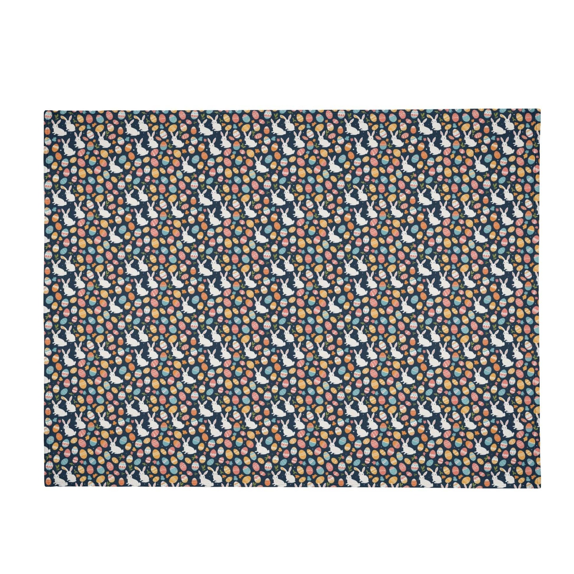 Bunny Eggs Flannel Breathable Blanket 4 Sizes - DeRose Seasonal