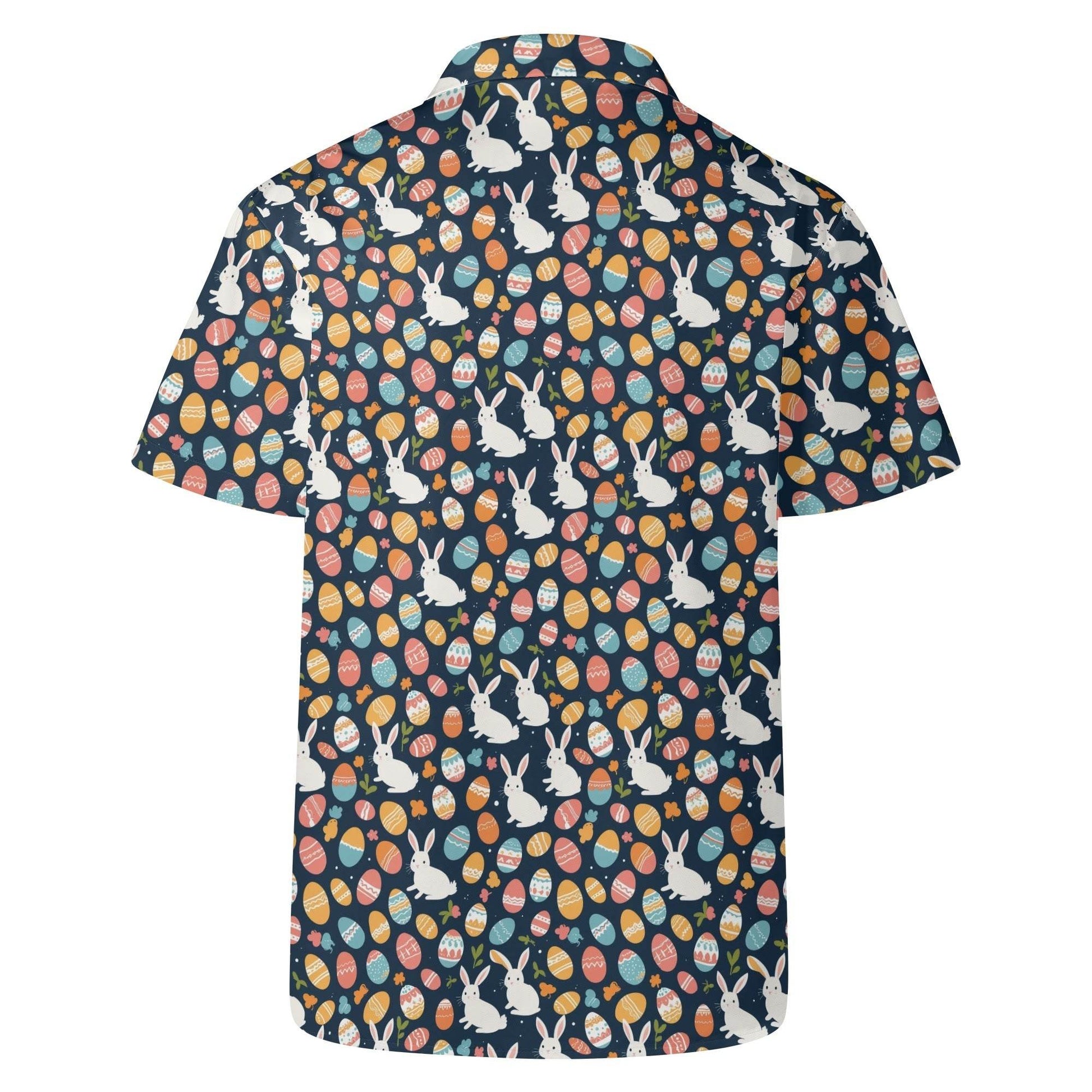 Bunny Eggs Men's Casual Hawaiian Shirt - DeRose Seasonal