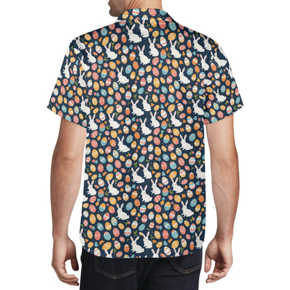 Bunny Eggs Men's Casual Hawaiian Shirt - DeRose Seasonal