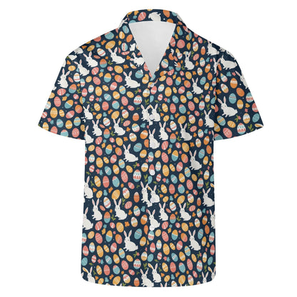 Bunny Eggs Men's Casual Hawaiian Shirt - DeRose Seasonal