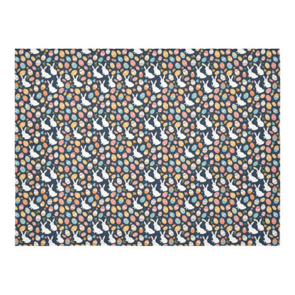 Bunny Eggs Polyester Tablecloth Polyester Tablecloth 70"x 52" DeRose Seasonal
