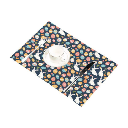 Bunny Eggs Table Placemat (set of 6) Placemats 12" x 18" (Set of 6) DeRose Seasonal