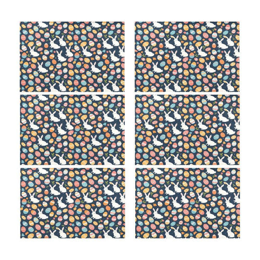 Bunny Eggs Table Placemat (set of 6) Placemats 12" x 18" (Set of 6) DeRose Seasonal