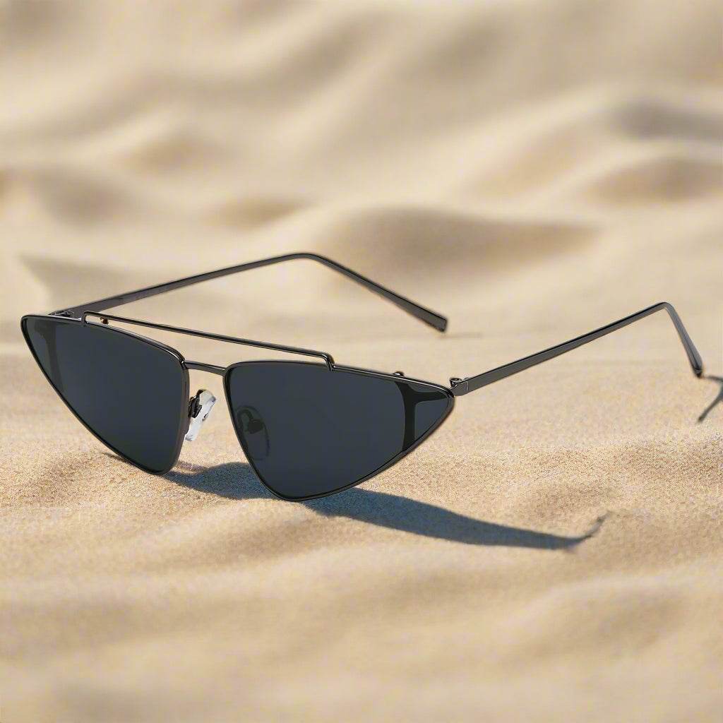 COHASSET - Women's Small Retro Vintage Cat Eye Sunglasses - DeRose Seasonal