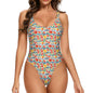 Watermelon One-Piece Swimsuits Polyester and Spandex