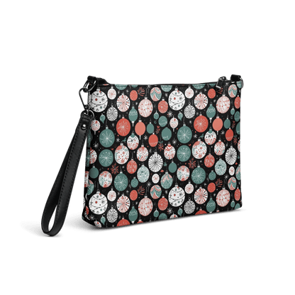 Colorful Ornaments Crossbody Faux Leather Purse - DeRose Seasonal