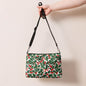 Christmas Holly Faux Leather Crossbody bag - DeRose Seasonal