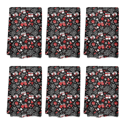 Christmas Gift Hand Towels (6 Pcs) - DeRose Seasonal