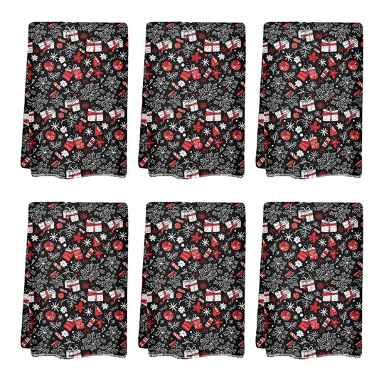 Christmas Gift Hand Towels (6 Pcs) - DeRose Seasonal