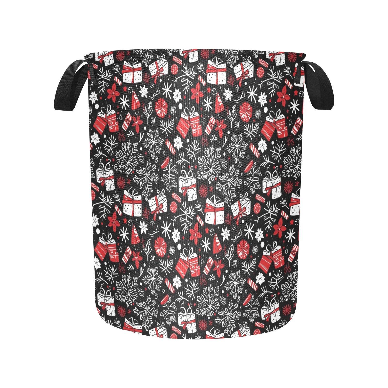 Christmas Gift Polyester Laundry and Blanket Basket - DeRose Seasonal