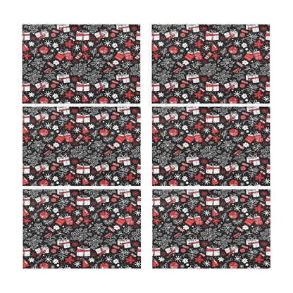 Christmas Gift Table Placemat (set of 6) - DeRose Seasonal