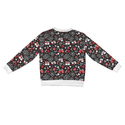 Christmas Gift Women's Cardigan Button Sweater Custom Women's Cardigan (Model H73) - DeRose Seasonal