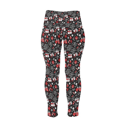 Christmas Gift Women's Plus Size High Waited Leggings Women's High Waist Leggings(Plus Size)(ModelL45) - DeRose Seasonal