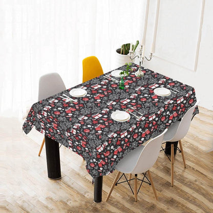 Christmas Gifts Polyester Tablecloth Polyester Tablecloth 70"x 52" DeRose Seasonal