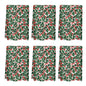 Christmas Holly Hand Towels (6 Pcs) - DeRose Seasonal