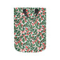 Christmas Holly Polyester Laundry and Blanket Basket - DeRose Seasonal