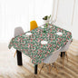 Christmas Holly Polyester Tablecloth Polyester Tablecloth 70"x 52" DeRose Seasonal