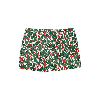 Christmas Holly Women's Underwear Shorts Women's Underwear Shorts - DeRose Seasonal