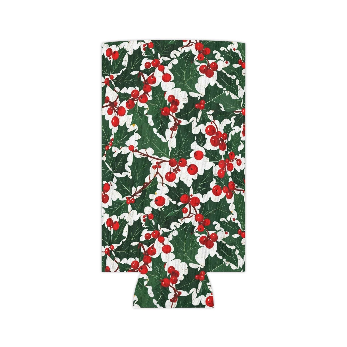 Christmas Holly Can Cooler BOGO 50% Off - DeRose Seasonal