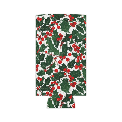 Christmas Holly Can Cooler BOGO 50% Off - DeRose Seasonal