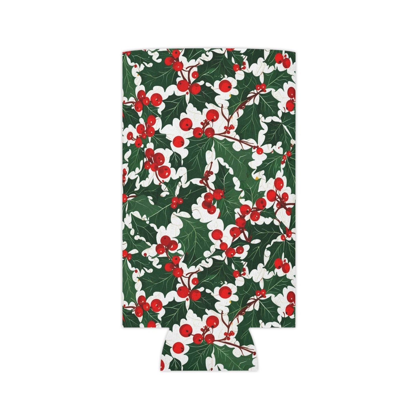 Christmas Holly Can Cooler BOGO 50% Off - DeRose Seasonal
