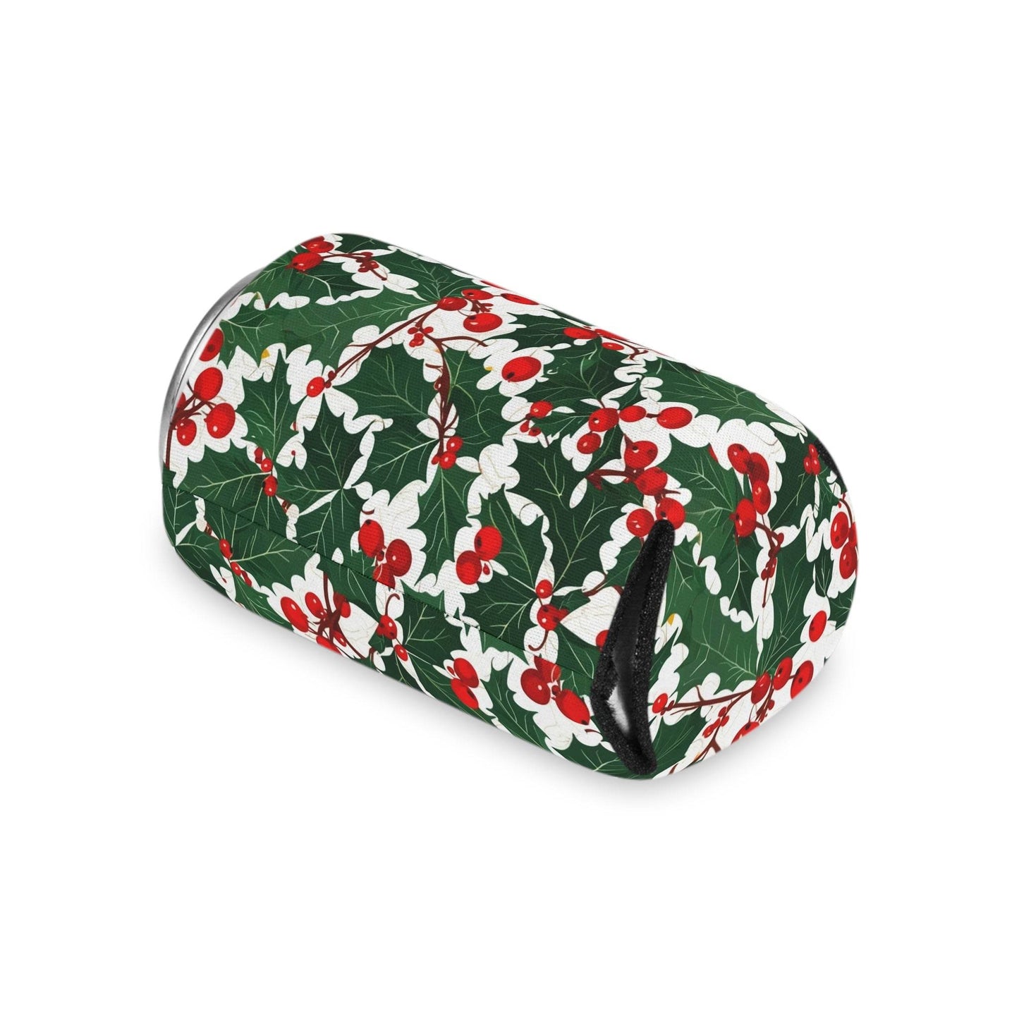 Christmas Holly Can Cooler BOGO 50% Off - DeRose Seasonal