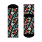 Big Ornament Polyester Christmas Crew Socks 3 sizes - DeRose Seasonal