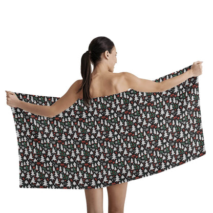 Christmas Tree Bath Towel - DeRose Seasonal