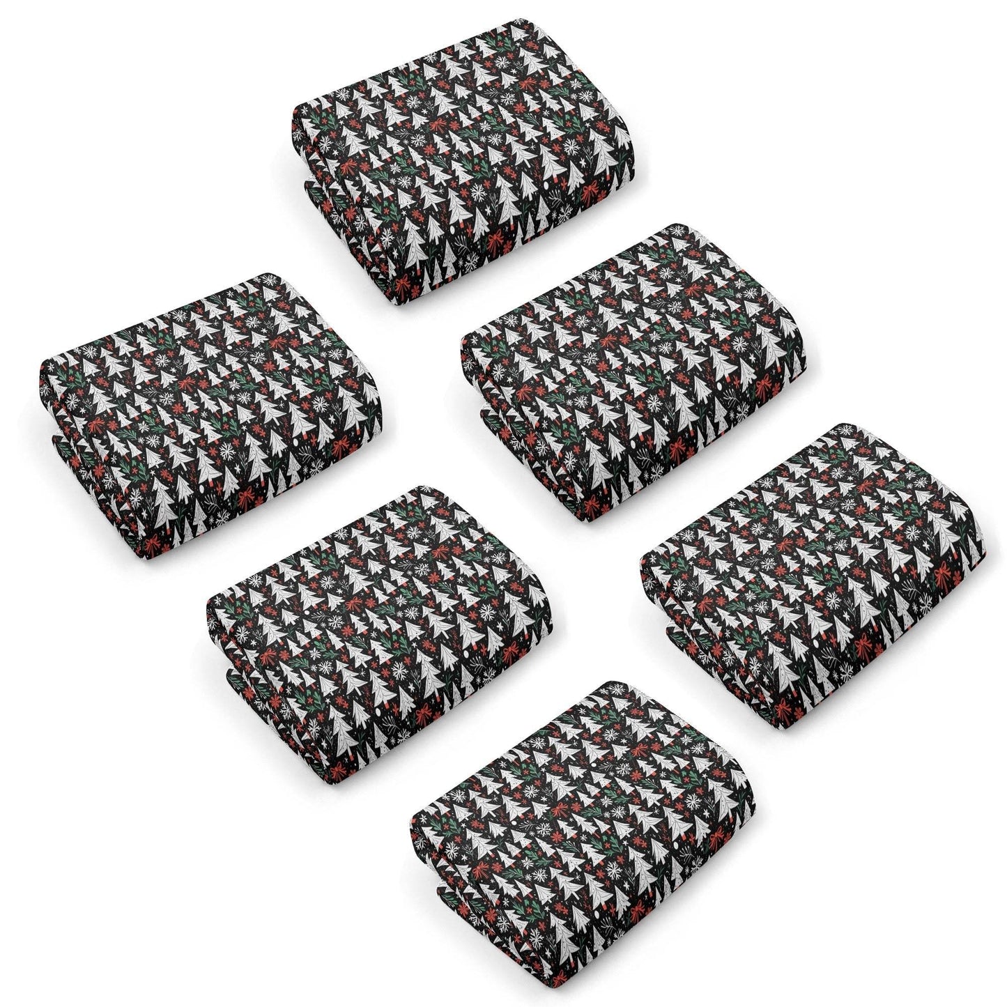 Christmas Tree Hand Towels (6 Pcs) - DeRose Seasonal