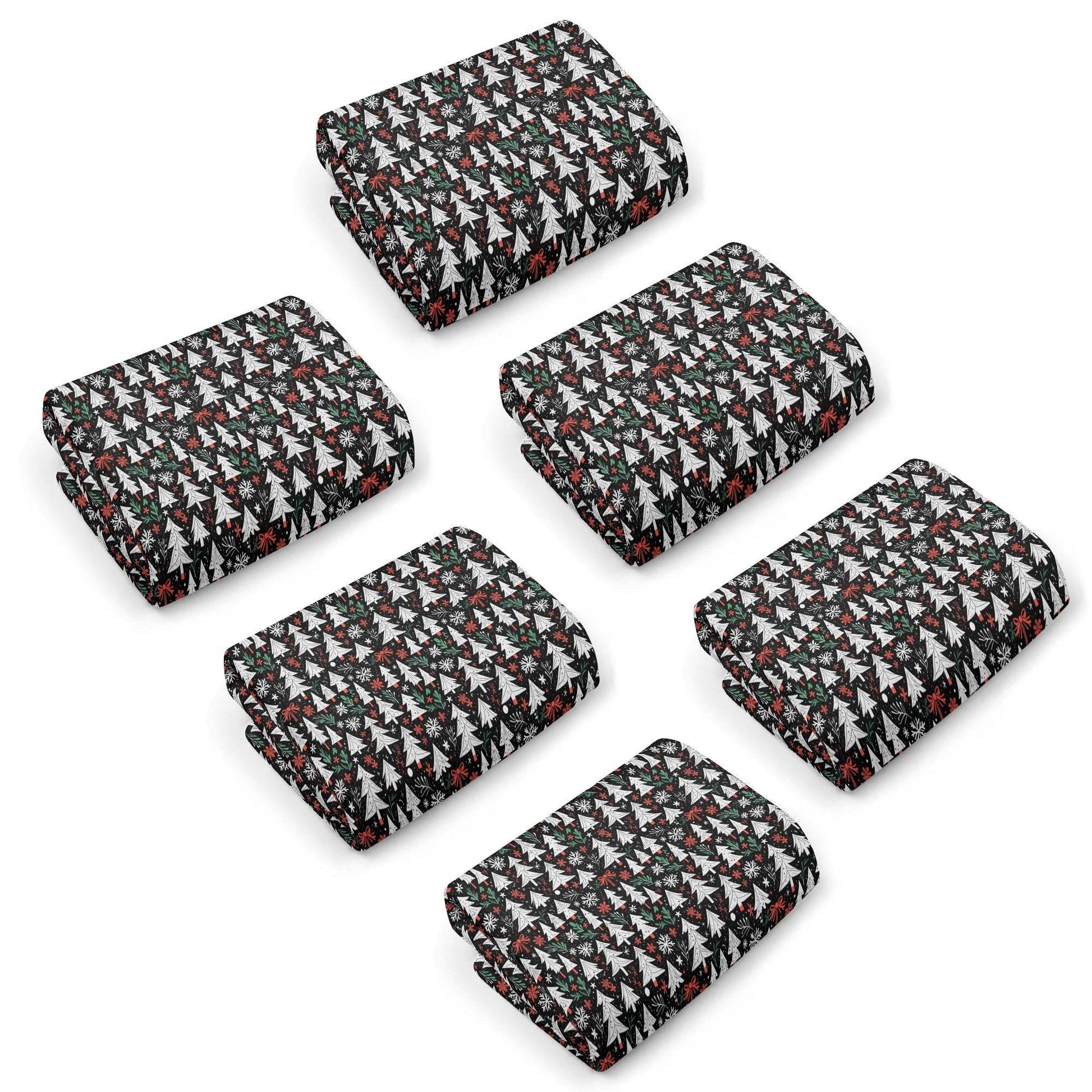 Christmas Tree Hand Towels (6 Pcs) - DeRose Seasonal