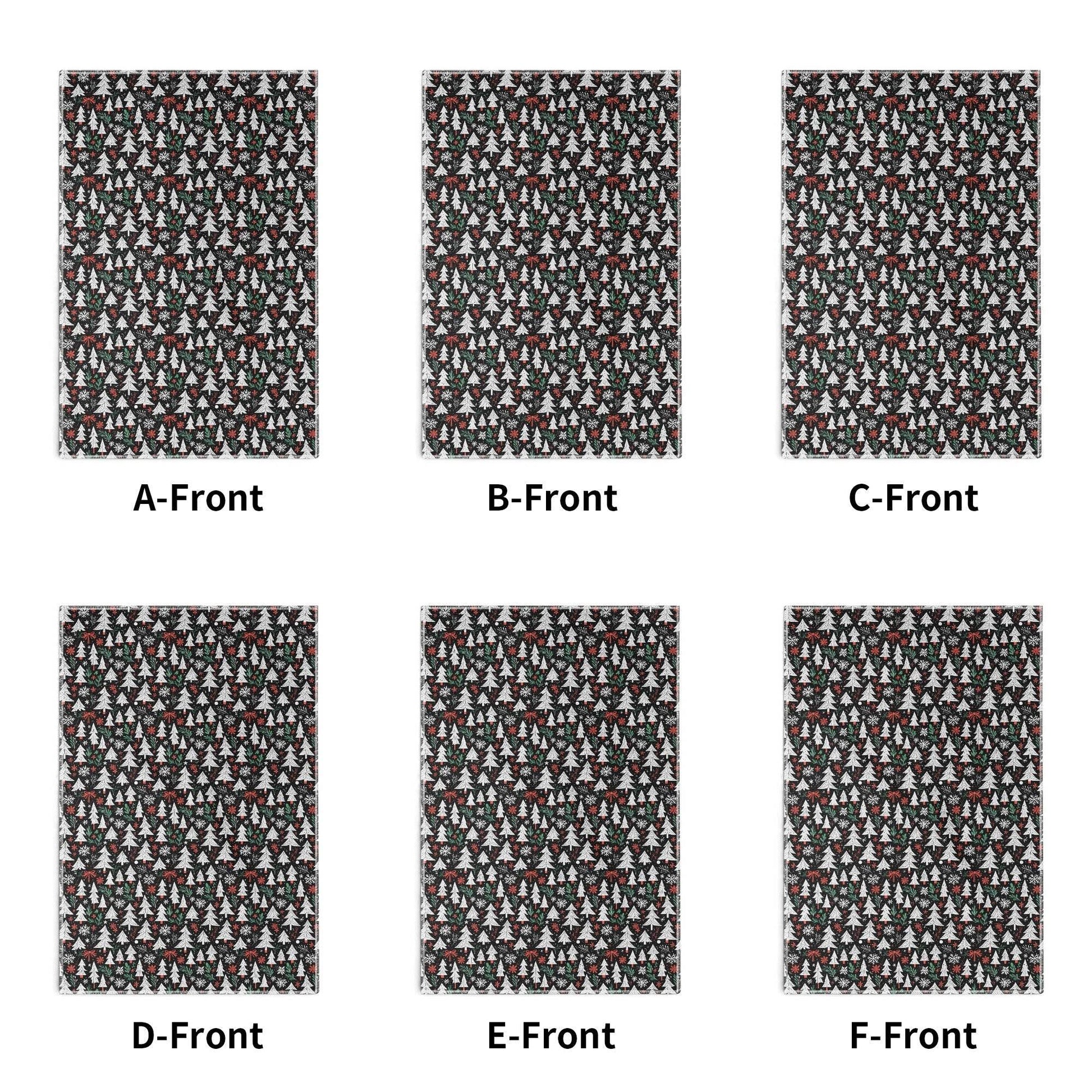 Christmas Tree Hand Towels (6 Pcs) - DeRose Seasonal
