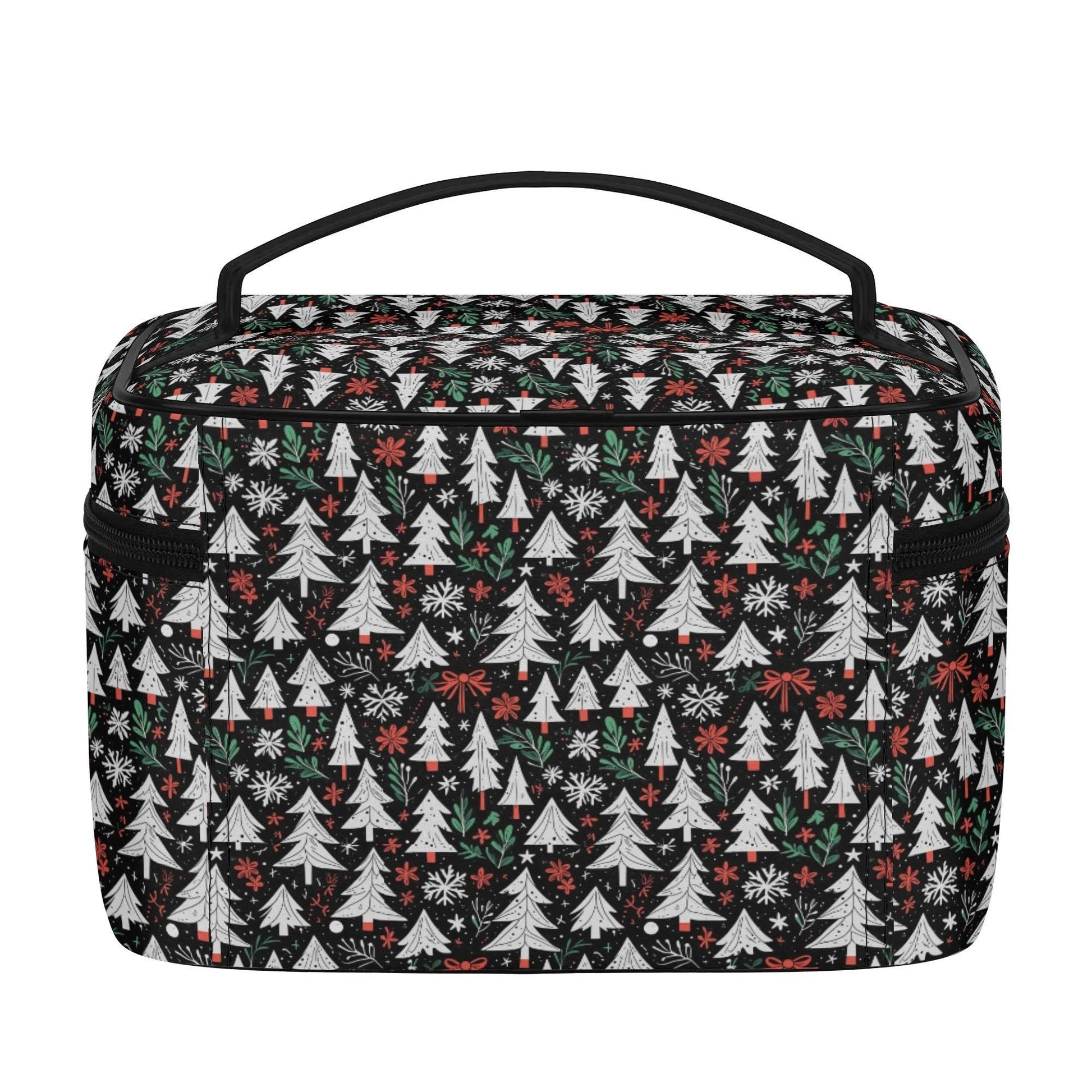 Christmas Tree Leather Cosmetic Bag - DeRose Seasonal