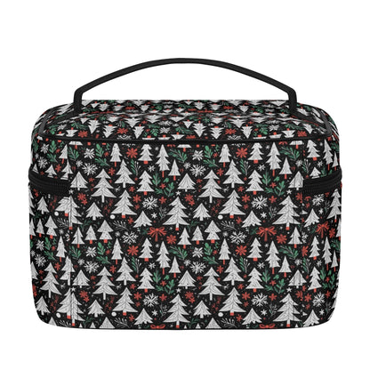 Christmas Tree Leather Cosmetic Bag - DeRose Seasonal