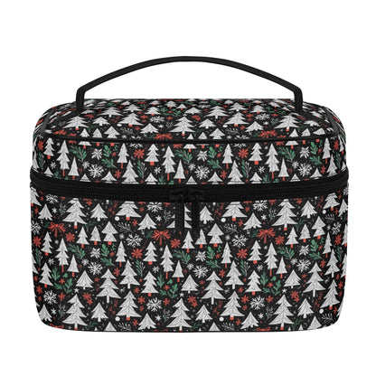 Christmas Tree Leather Cosmetic Bag - DeRose Seasonal