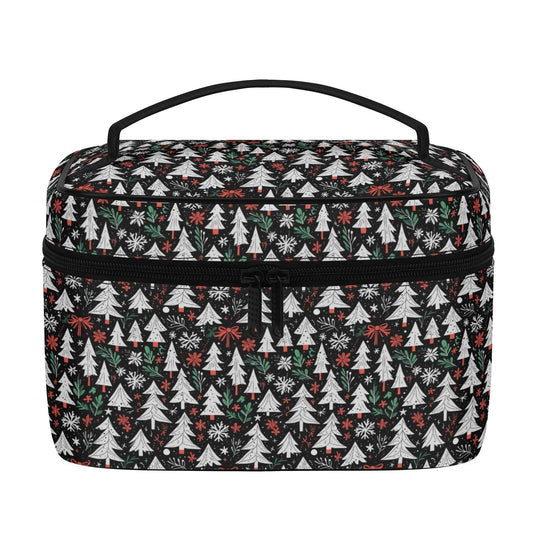 Christmas Tree Leather Cosmetic Bag - DeRose Seasonal