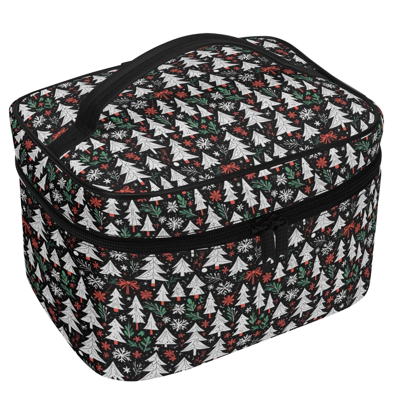 Christmas Tree Leather Cosmetic Bag - DeRose Seasonal