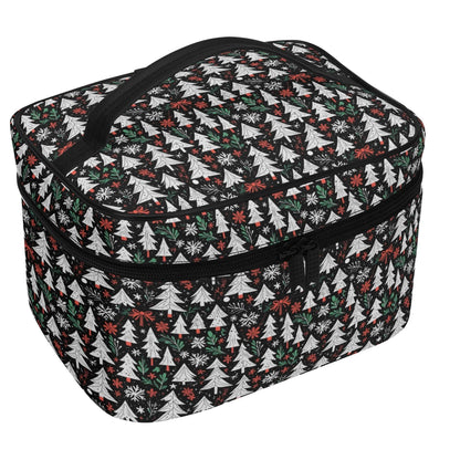Christmas Tree Leather Cosmetic Bag - DeRose Seasonal