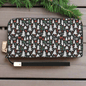 Christmas Tree Women's Leather Zipper Wristlet Wallet - DeRose Seasonal