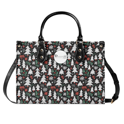 Christmas Tree Luxury Women Leather Handbag (3 sizes) - DeRose Seasonal