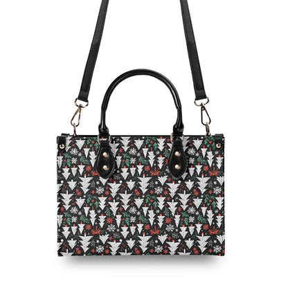 Christmas Tree Luxury Women Leather Handbag (3 sizes) - DeRose Seasonal