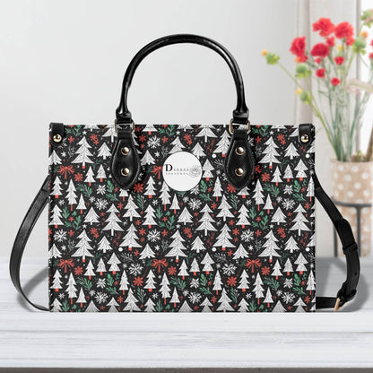Christmas Tree Luxury Women Leather Handbag (3 sizes) - DeRose Seasonal