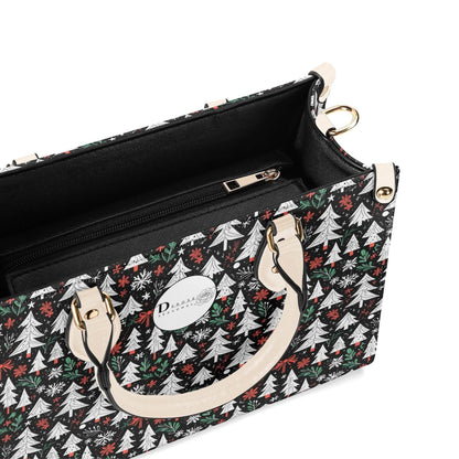 Christmas Tree Luxury Women Leather Handbag (3 sizes) - DeRose Seasonal