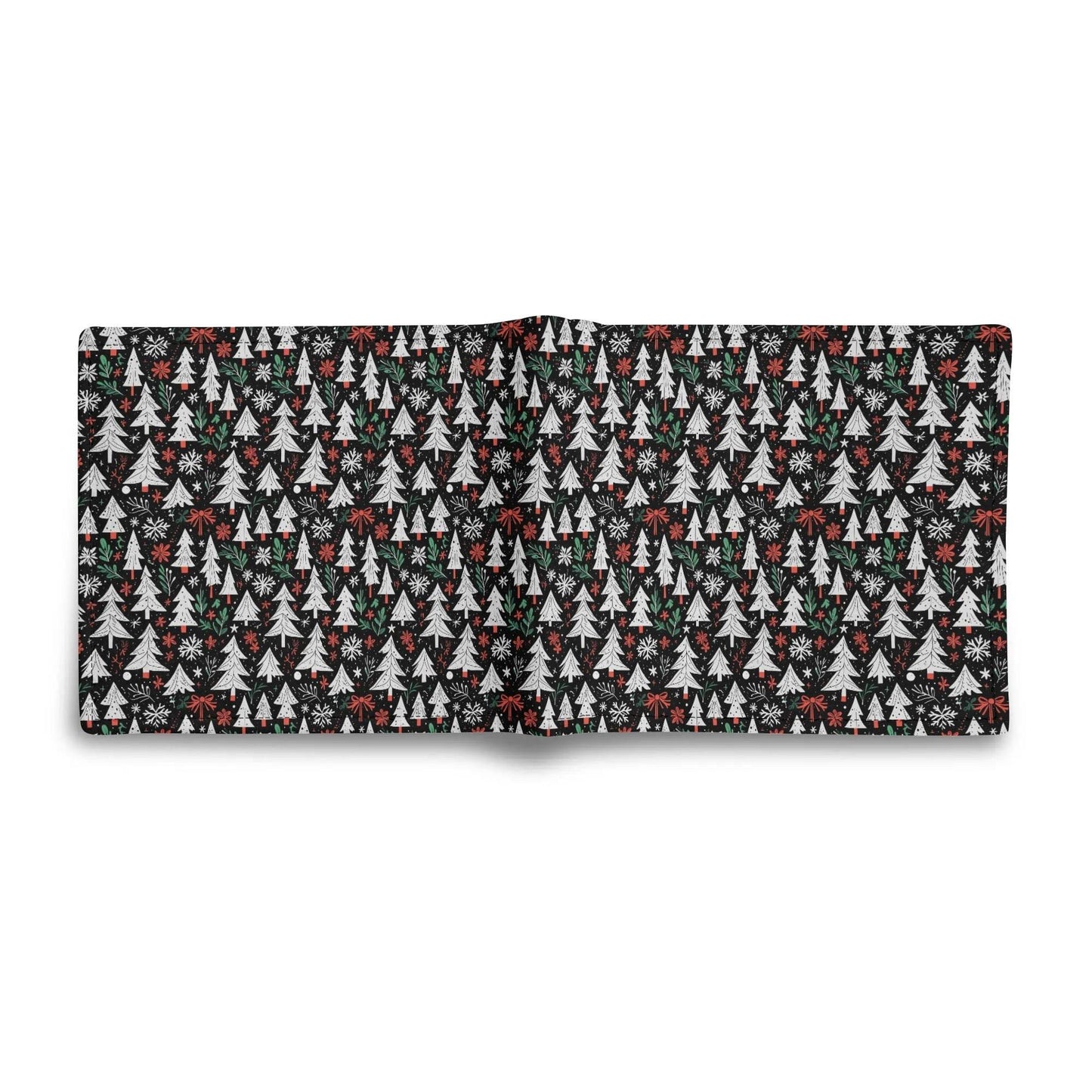 Christmas Tree Men's Minimalist Leather Folded Wallet - DeRose Seasonal