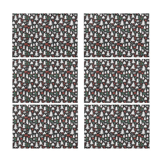 Christmas Tree Table Placemat (set of 6) - DeRose Seasonal